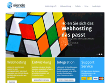 Tablet Screenshot of alendo.ch